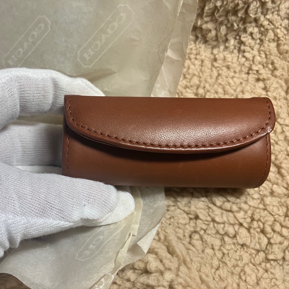 SOLD***Vintage Coach Lipstick Case, New in British Tan, 6901